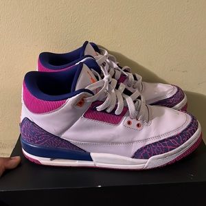 Jordan 3 retro barley grape